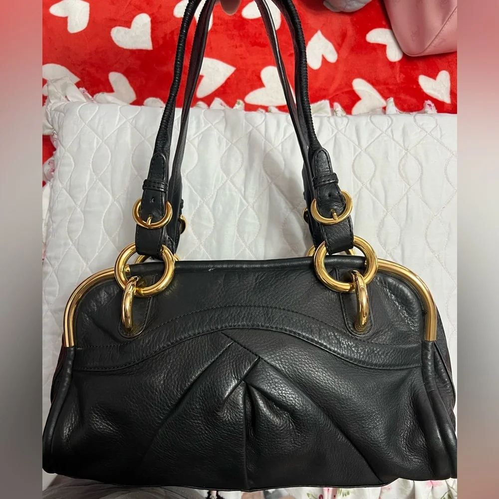 B MAKOWSKY BUTTERY SOFT BLACK LEATHER - Picture 1 of 11